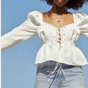 Brock Collection x H&M tie top